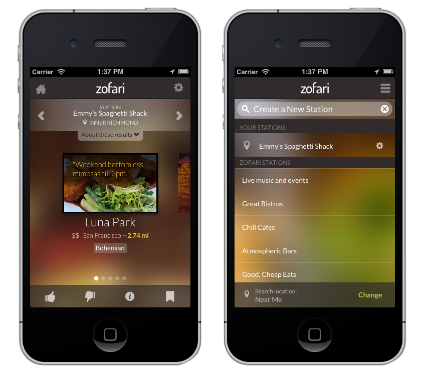 Sencha Touch Spotlight - Zofari