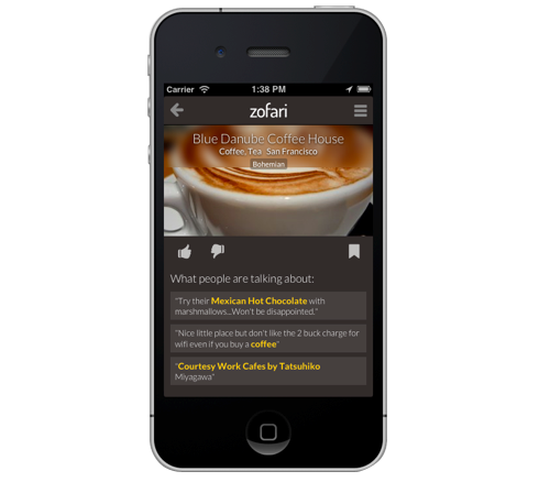 Sencha Touch Spotlight - Zofari