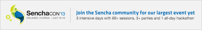 Sign up for SenchaCon 2013